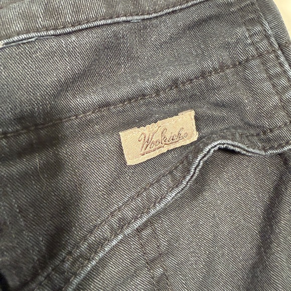 🖤 Woolrich Women's Black Capri Pants Size 8 Stretch Cotton Cropped Hiking - Picture 3 of 6